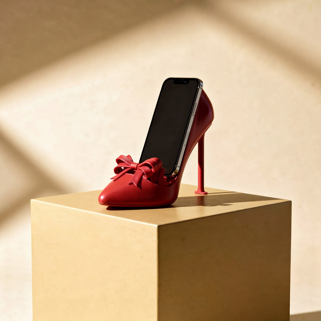 Cinderella red heel phone stand hero