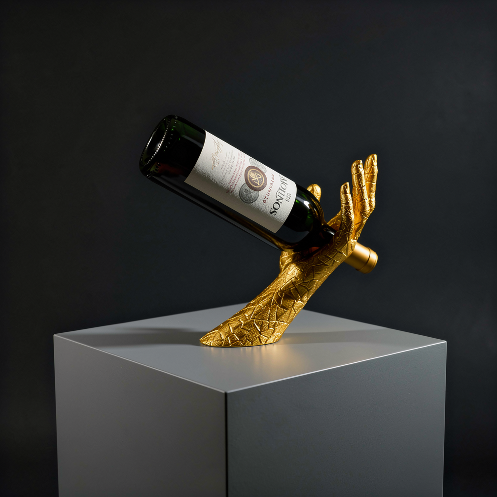 The Helping Hand Wine Bottle Holder