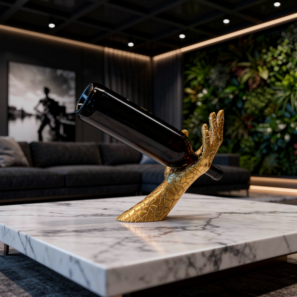 The Helping Hand Wine Bottle Holder