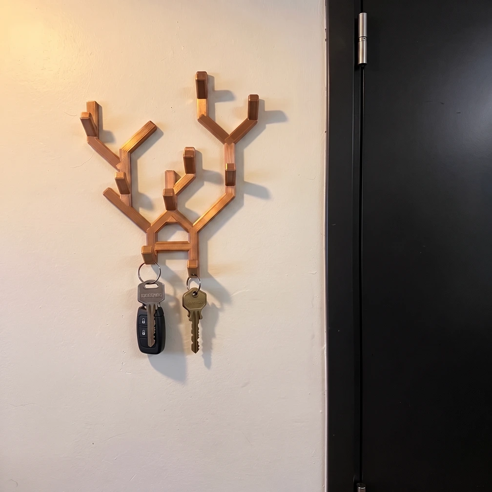 The Key Tree key holder in Copper