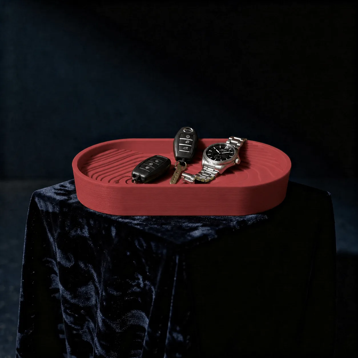 The Topo Tray in Red